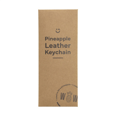 Logo trade liikelahjat mainoslahjat kuva: Vegaaninen ananasnahkainen avaimenperä