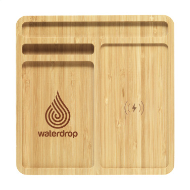 Logotrade liikelahjat mainoslahjat tuotekuva: Bamboo Organizer laturi