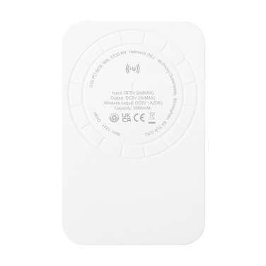 Logotrade liikelahja tuotekuva: Force Magnetic RCS kierrätetty langaton Powerbank 5000