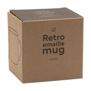 Logotrade liikelahja mainoslahja kuva: Retro emalimuki 350 ml