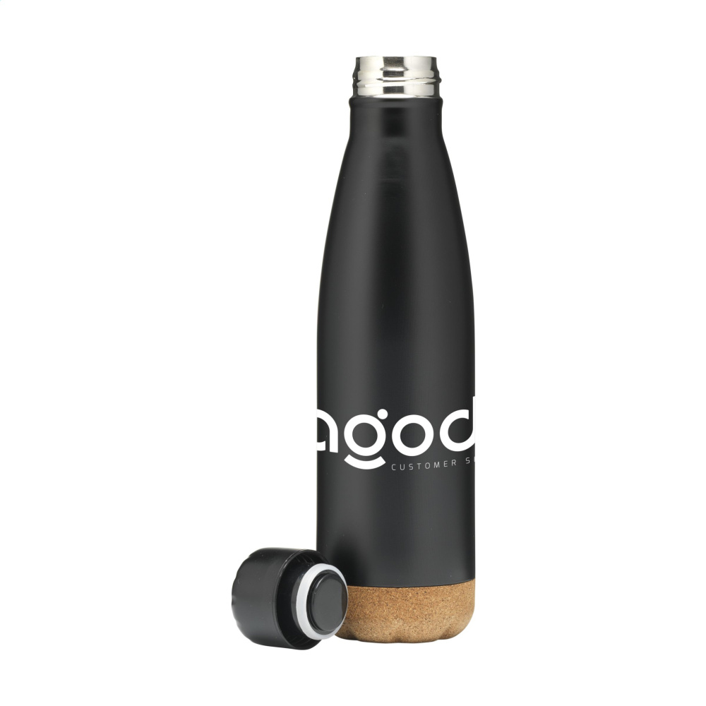 Logotrade mainostuote tuotekuva: Topflask Cork 470 ml juomapullo