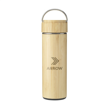 Logotrade mainoslahja ja liikelahja kuva: Nikko 330 ml bambu termopullo/termokuppi