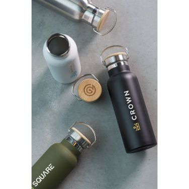 Logotrade mainostuote tuotekuva: Nordvik RCS Recycled Steel 500 ml juomapullo