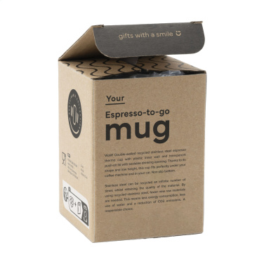 Logotrade mainostuote tuotekuva: Espresso-to-Go Muki RCS kierrätettyä terästä 170 ml