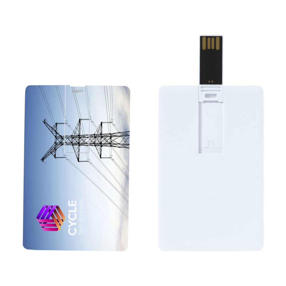Logotrade mainoslahjat ja liikelahjat tuotekuva: CredCard USB varastosta 4 Gt