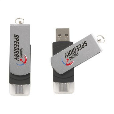 Logotrade liikelahja tuotekuva: USB Dual Connect 3.0 - Type-C 16 Gt