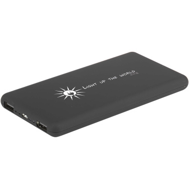 Logo trade liikelahja mainoslahja tuotekuva: SCX.design P30 8000 mAh solar varavirtalähde, valaistuva