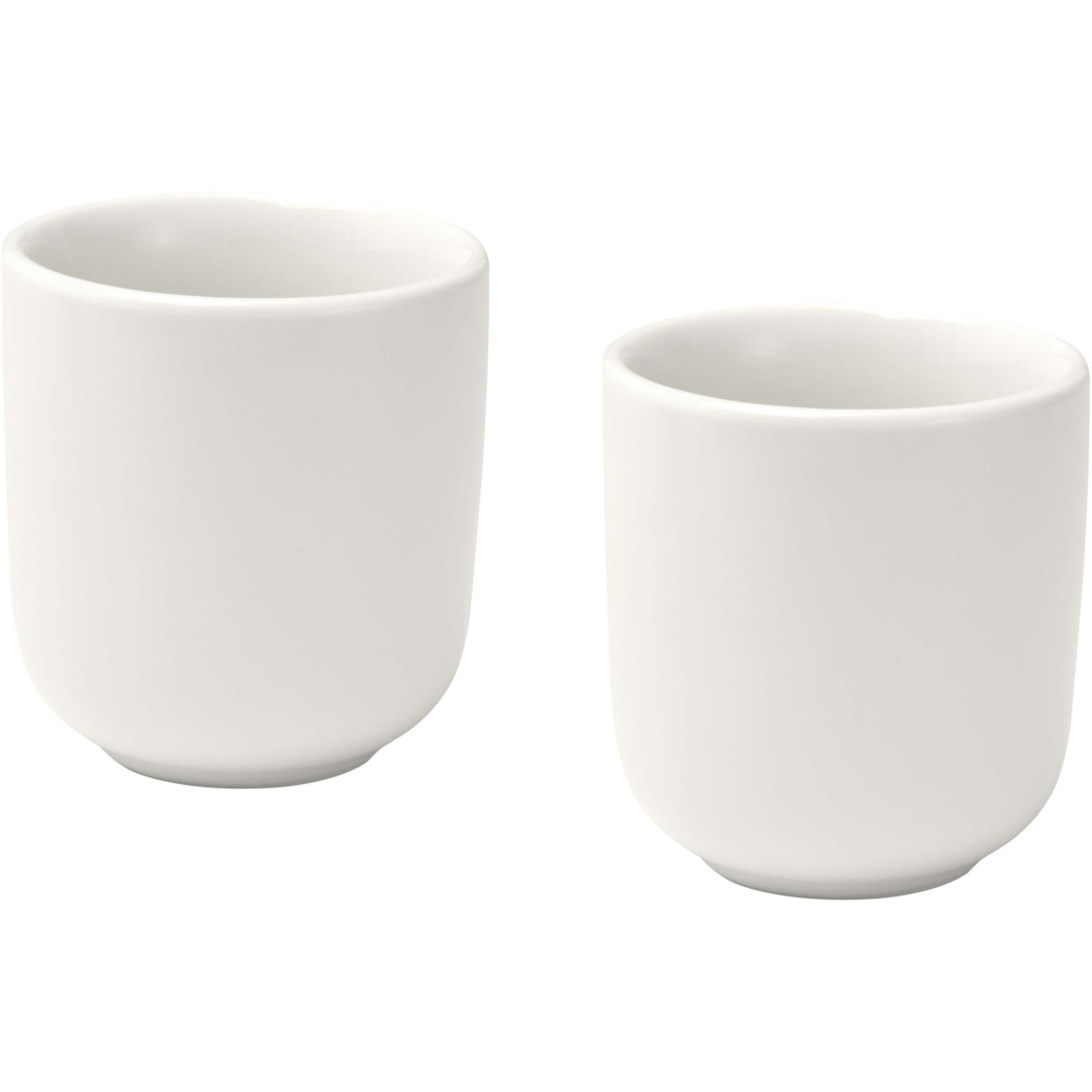 Logo trade mainoslahja kuva: Male 90 ml:n keraamiset espressokupit – 2 kpl:n sarja