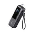 Anker-varavirtalähde 25 000 mAh, 165 W, kelautuva kaapeli, harmaa