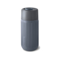 Black+Blum lasinen matkakuppi 340 ml, harmaa