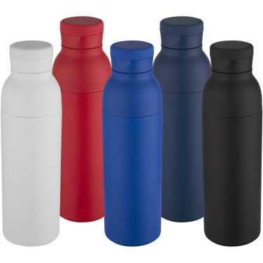 Logo trade liikelahja kuva: Illuminate RCS-kierrätetystä ruostumattomasta teräksestä valmistettu kaksiseinäinen eristetty vesipullo, 650 ml
