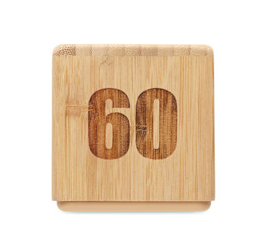 Logo trade mainoslahjat tuotekuva: Bambu twist ajastin