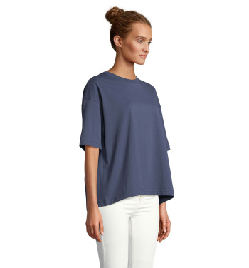 Logo trade liikelahja kuva: BOXY DAMEN T-SHIRT OVERSIZE