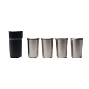 Logotrade mainoslahja tuotekuva: VINGA Parks RCS SS -muki, 4 kpl, 250 ml