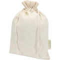 Odisha 140 g/m²:n OCS-sertifioitu lahjapussi – 42 x 30 cm, Luonnollinen
