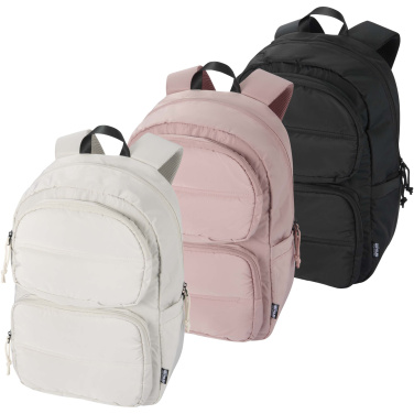 Logotrade mainoslahja tuotekuva: Puffer 15,6" tuuman GRS-kierrätetty reppu kannettavalle tietokoneelle, 18 L