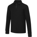 Zeus pitkähihainen poolopaita puolipitkällä vetoketjulla, unisex, Musta