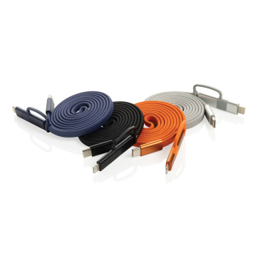 Logo trade liikelahjat tuotekuva: Arc RCS-kierrätetty 60 W 2-in-1 magneettinen kaapeli