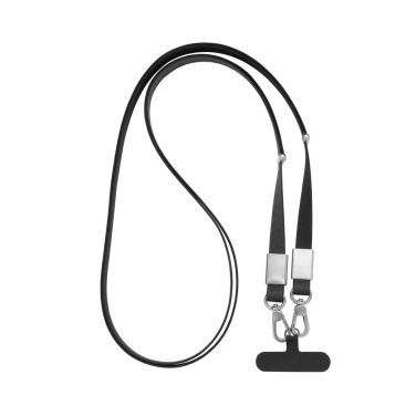 Logotrade liikelahjat mainoslahjat tuotekuva: Nivo RCS-kierrätetty PET crossbody-kaulanauha