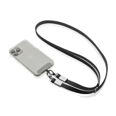 Logotrade liikelahjat kuva: Nivo RCS-kierrätetty PET crossbody-kaulanauha