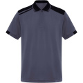 Samurai antibakteerinen lyhythihainen unisex-poolopaita 160 g/m2, Lyijy / musta