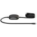 Zens Pro 2 240 W:n USB-C 2-in-1 -latauskaapeli, Musta