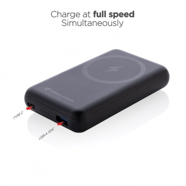 Logotrade reklaminės dovanos nuotrauka: Urban Vitamin Sonoma RCS rplastic 10.000mah maitinimo blokas