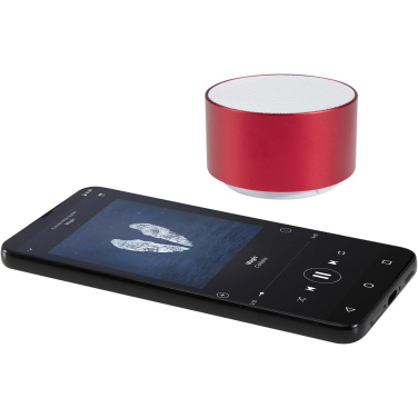 Logotrade verslo dovanos nuotrauka: „Ankaa“ 3 W perdirbto aliuminio belaidis „Bluetooth®“ garsiakalbis