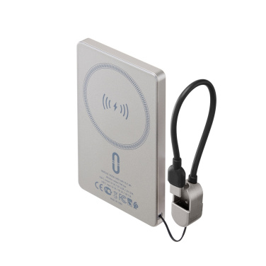 Logotrade dovana nuotrauka: Belaidis išorinis akumuliatorius „Magsafe VA2616“, 15 W, 5000 mAh, „RIVACASE“