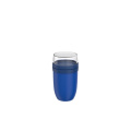 Mepal Ellipse 750+300 ml izoliuotas pietų puodas, Ryškiai mėlyna