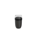 Mepal Ellipse 750+300 ml izoliuotas pietų puodas, Juoda