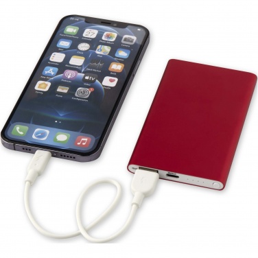 Logotrade Ideja dāvanas foto: Pep 4000 mAh Type-C pārstrādāta alumīnija barošanas bloks 