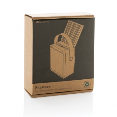 Logotrade logo dāvanas foto: Skywave RCS otrreizējās pārstrādes plastmasas saules skaļrunis 12W
