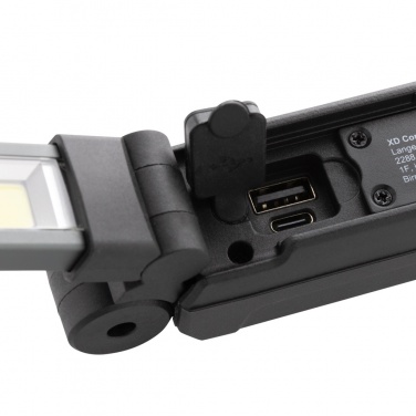 Logotrade korporatīvās dāvanas foto: Gear X RCS rPlastmasas USB uzlādējams darba lukturis