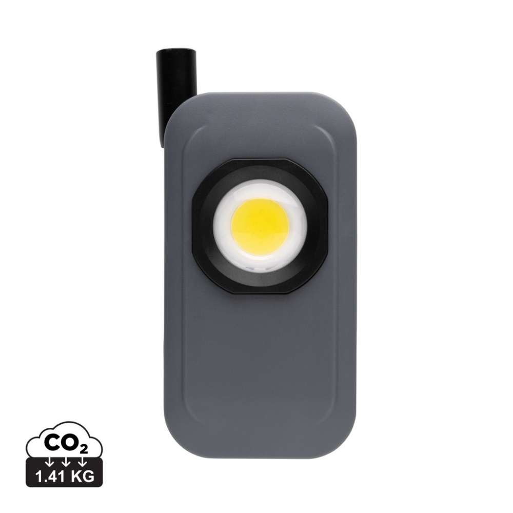 Logotrade korporatīvās dāvanas foto: Gear X RCS rPlastmasas USB uzlādējams darba lukturis
