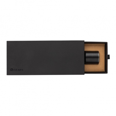 Logotrade korporatīvās dāvanas foto: Liela izmēra Gear X RCS otrreizēji pārstrādāta alumīnija USB uzlādējams kabatas lukturītis