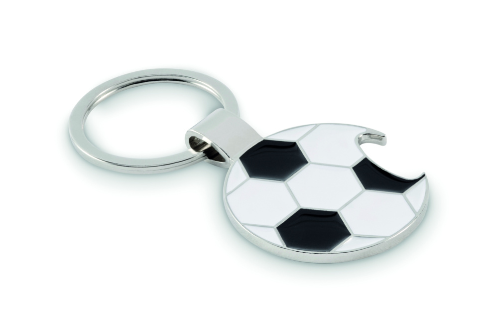 Logotrade Ideja dāvanas foto: Futbola atslēgu piekariņš ar attaisāmo