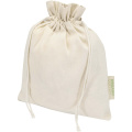 Odisha 140 g/m² OCS organiskais dāvanu maisiņš - 30 x 25 cm, Dabīgs