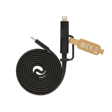 Logotrade ziemassvētku dāvanas foto: Arc RCS pārstrādāts īpaši plāns 60 W 2 vienā magnētiskais kabelis