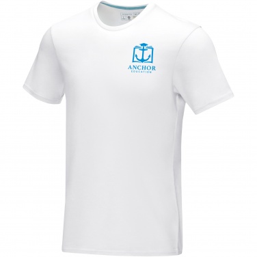 Лого трейд pекламные подарки фото: Azurite short sleeve men’s organic t-shirt