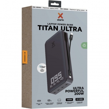 Логотрейд pекламные cувениры картинка: Xtorm XB403 Titan Ultra портативное зарядное устройство для ноутбука емкостью 27 000 мАч и мощностью 200 Вт