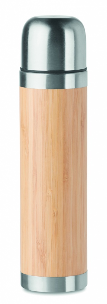 Лого трейд pекламные подарки фото: Термос из бамбука 400ml CHAN BAMBOO