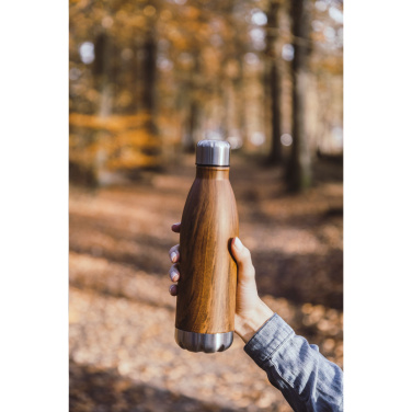 Логотрейд pекламные cувениры картинка: Бутылка для питья Topflask Wood 500 мл