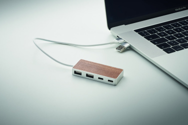 Лого трейд pекламные продукты фото: USB hub 4 ports 27,5 cm