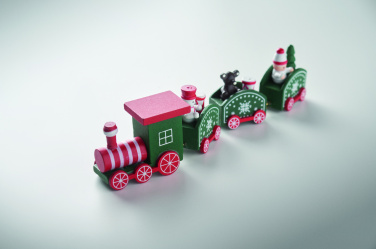 Логотрейд pекламные cувениры картинка: Wooden Christmas train
