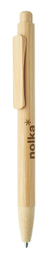 Логотрейд бизнес-подарки картинка: Bamboo automatic ball pen