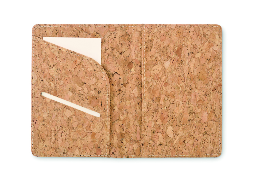 Лого трейд pекламные cувениры фото: Cork passport holder