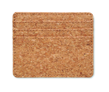 Лого трейд pекламные cувениры фото: Cork cardholder with RFID