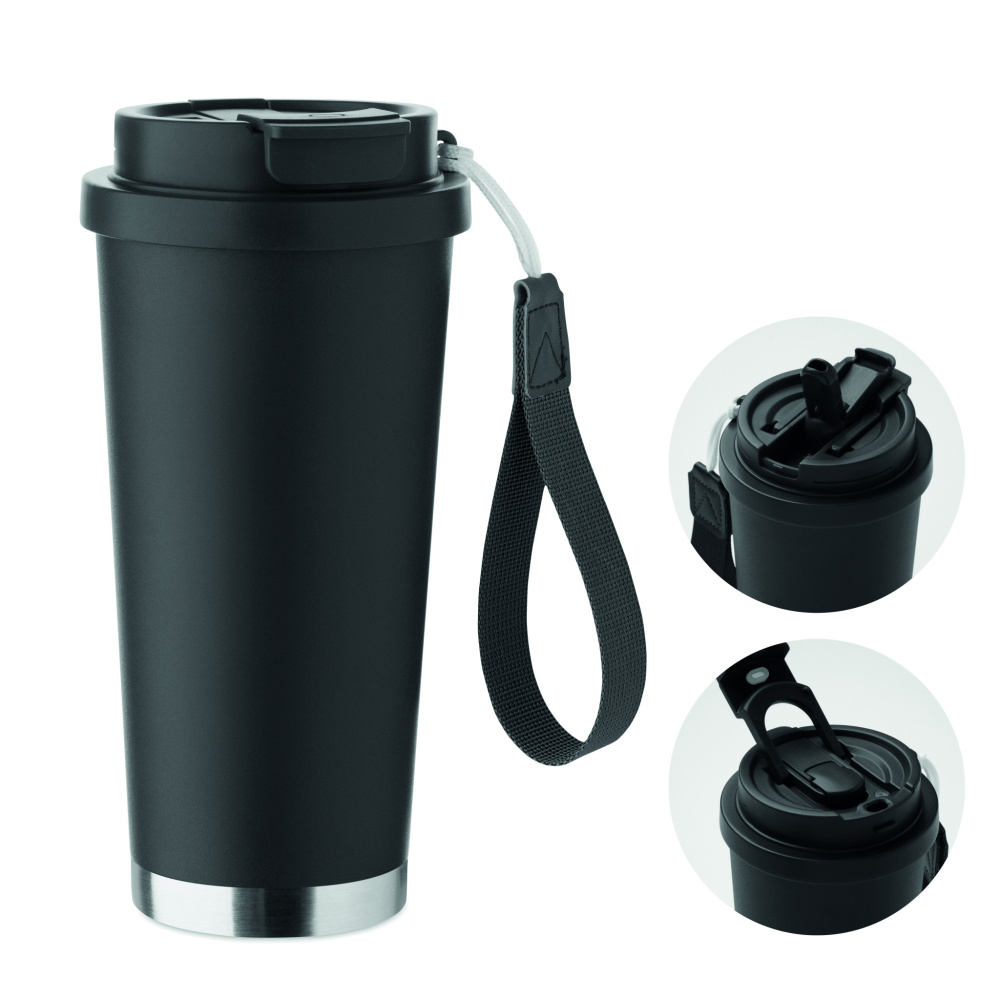 Лого трейд pекламные cувениры фото: Double wall tumbler 500ml