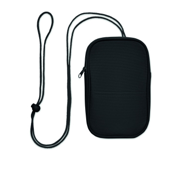 Логотрейд pекламные продукты картинка: RPET cross body travel pouch